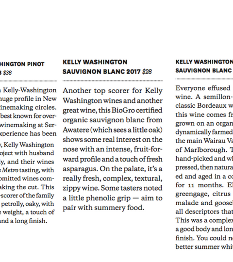 Metro Top 50 wines of 2020 - 3 of our Organic Wines Make it in...